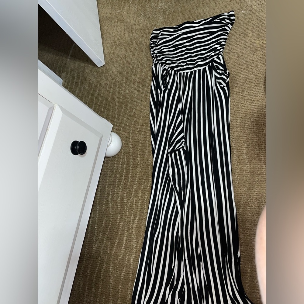 Strapless jumpsuit